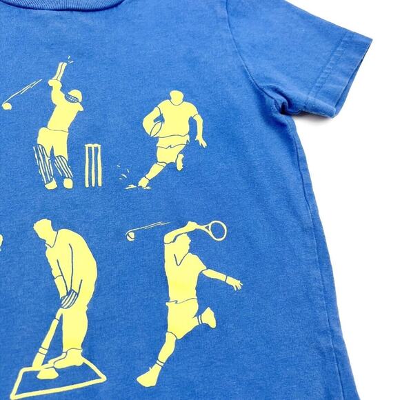 Mini Boden Blue Sports Tee - Picture 3 of 6